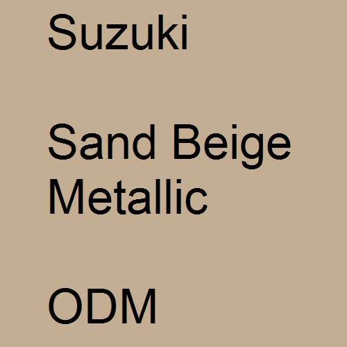 Suzuki, Sand Beige Metallic, ODM.